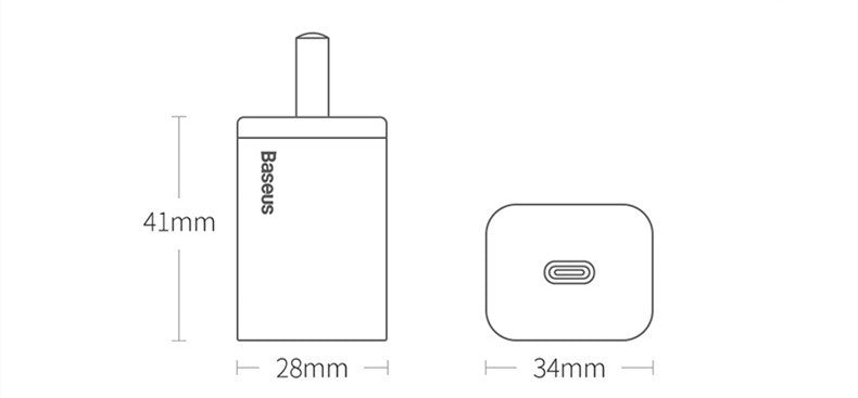 Chargeur de charge rapide, chargeur flash mini