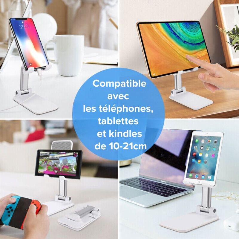 Support de poche pliable pour smartphone et tablette